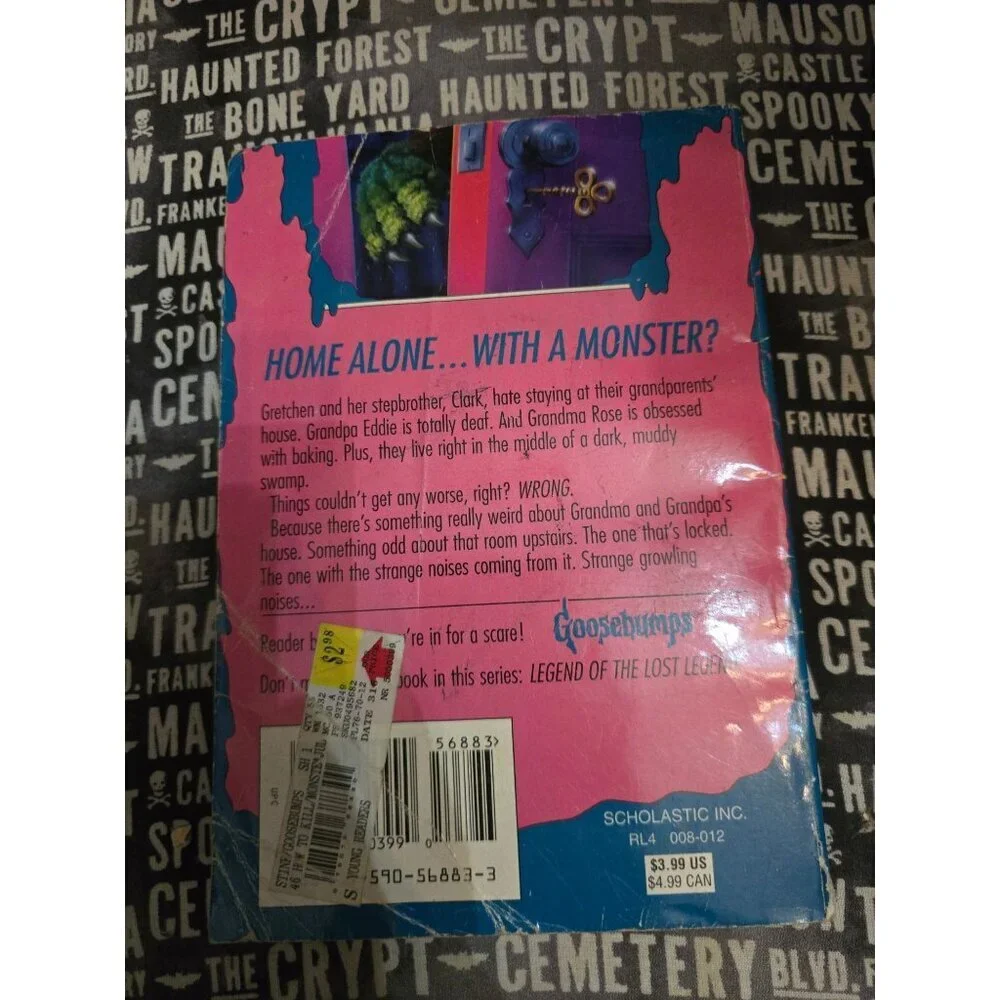 Goosebumps #46 How to Kill a Monster by R.L. Stine Vintage Horror Paperback Book